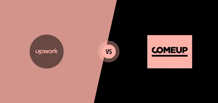 Cover illustration for the article ComeUp vs Upwork: Which is the best platform to sell your services on?